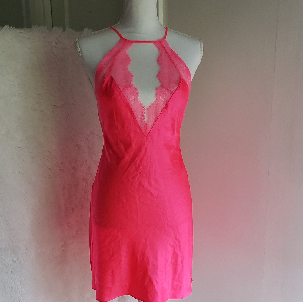 Victoria's secret electric pink 💗  dress/slip